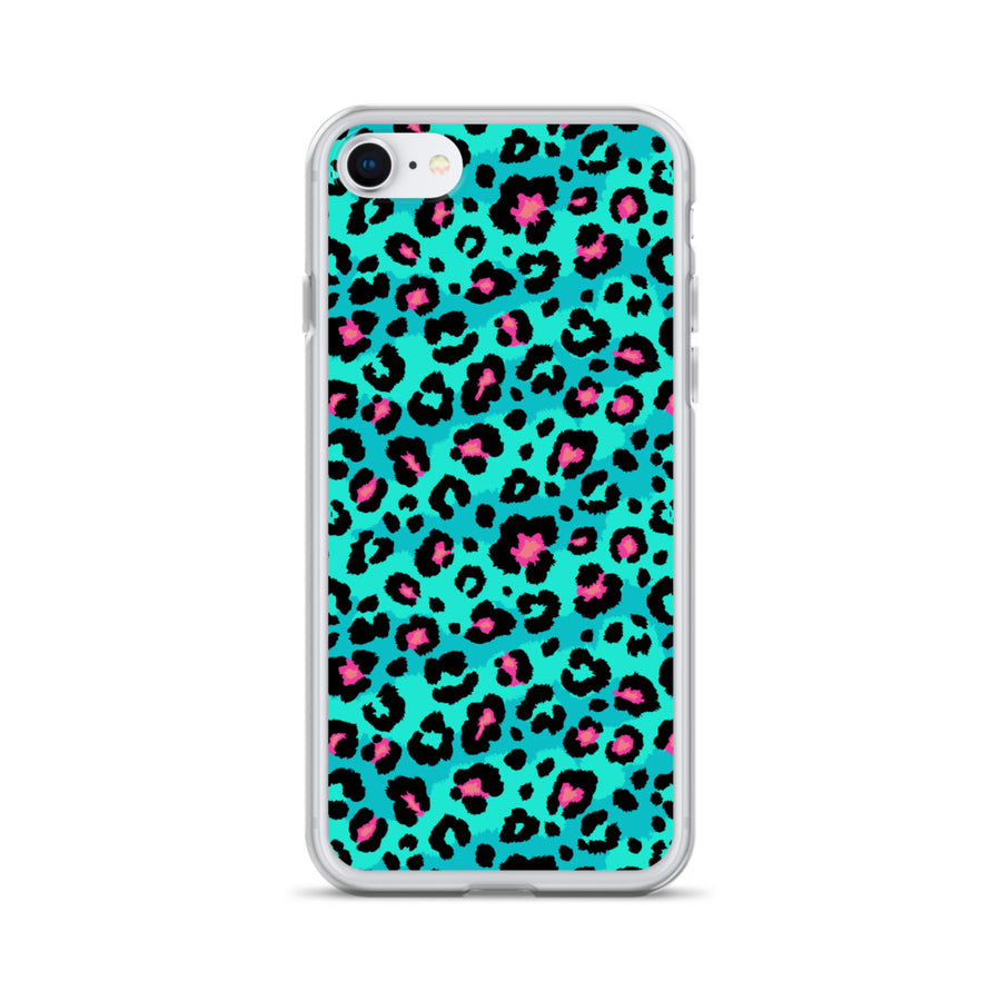 Teal Cheetah iPhone Case - Star Point Horsemanship